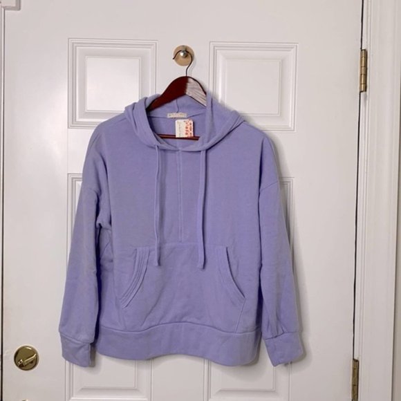 Free People FP Movement Work It Out Jogger Hoodie Women's Purple NWT Size: Small - Picture 2 of 7